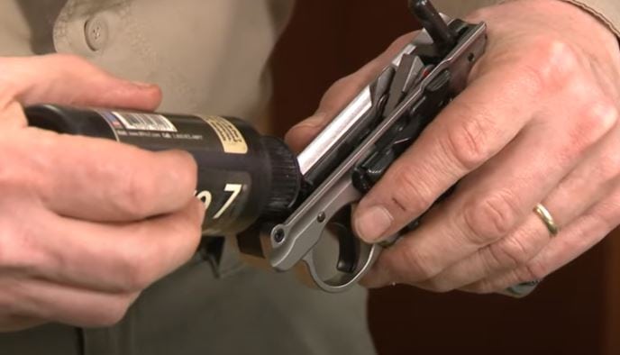 lubricating Ruger Mark IV