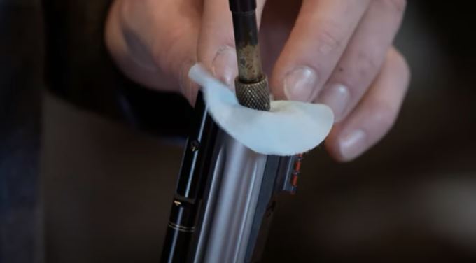 cleaning the barrel of Thompson Center Black Diamond Muzzleloader