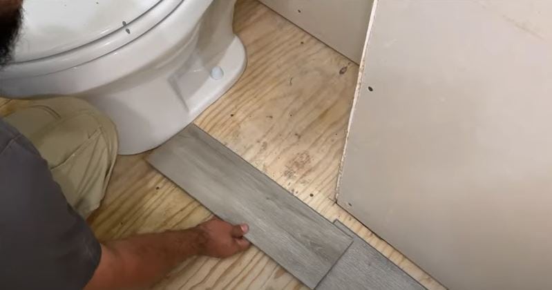 How To Cut Vinyl Tile Around Toilet