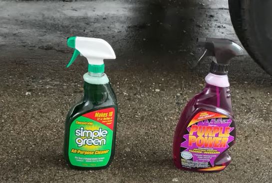 Purple or Green Tire Cleaner