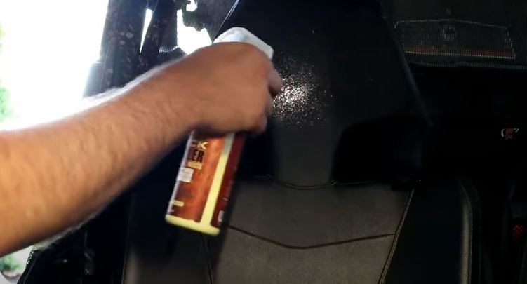 Start Spraying the Solvent on Can AM Defender Seats