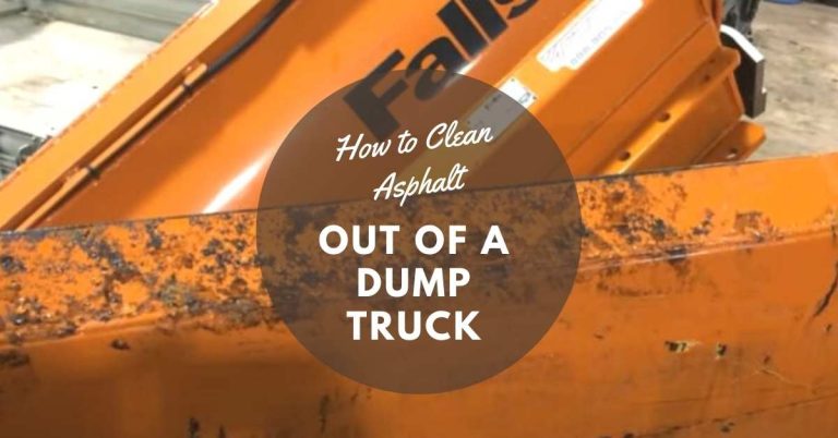 How to Clean Asphalt Out of a Dump Truck