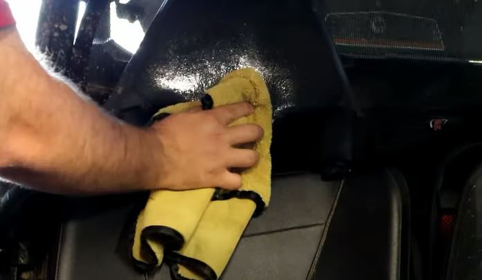 Wiping ATV Seat