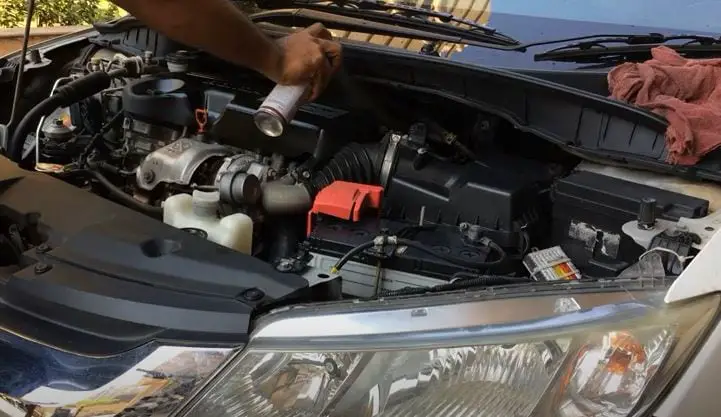 Apply Protective Coating on Car Engine