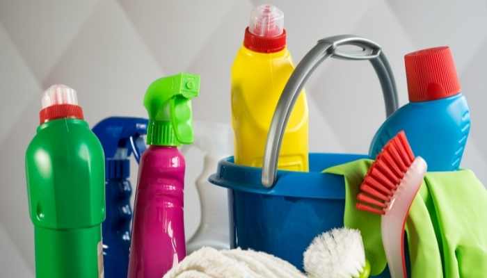 Colorful Cleaning Products