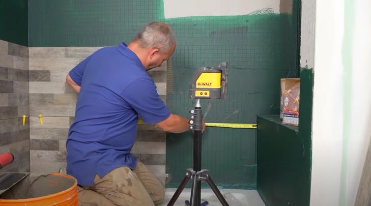 Measurements for Tile in Shower
