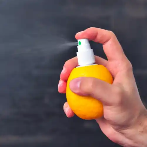 Lemon juice spray