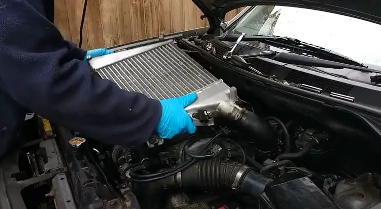 detach the Intercooler from the engine