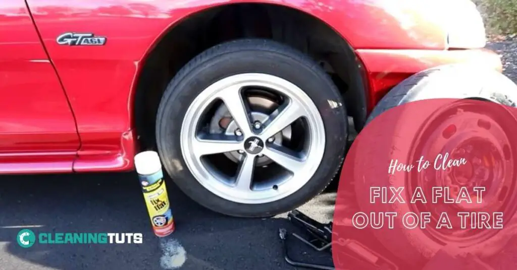 How to Clean Fix-a-Flat Out of a Tire