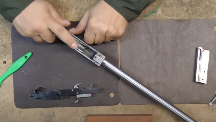 removing the charging handle