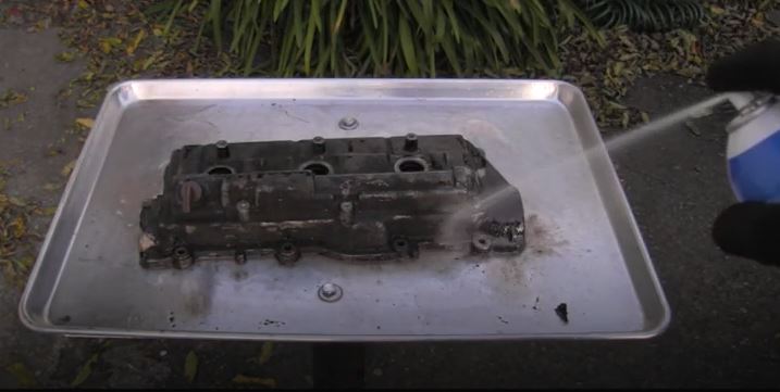 valve cover cleaning
