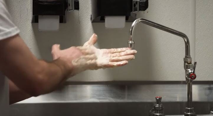 Cleaning Gunshot Residue from Hands