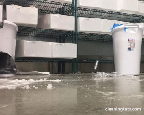 Effectively Sweep and Mop Your Walk-In Freezer Floor