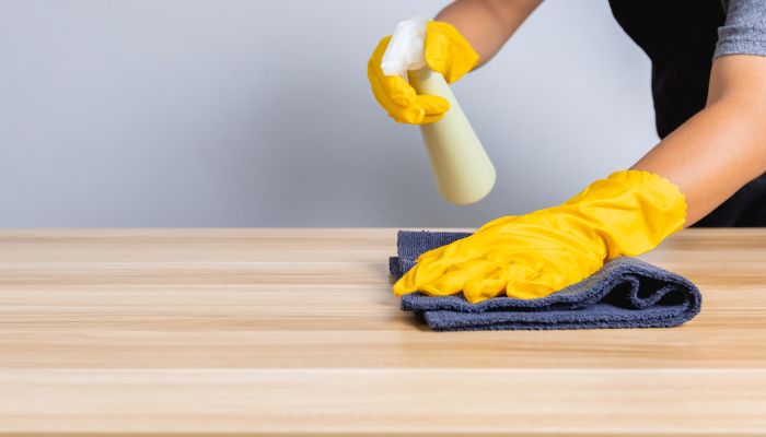 Immediately Clean Stains and Spills