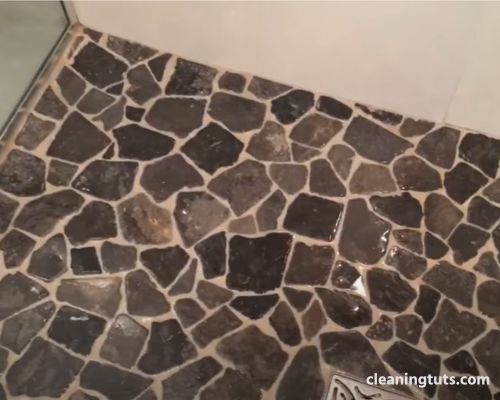 How to Clean Pebble Shower Floor.