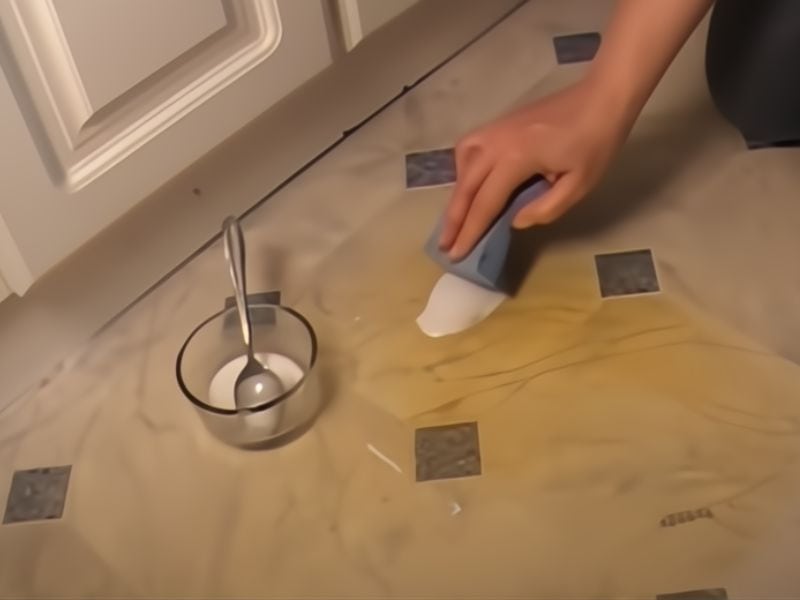 Clean Up Bleach Spills on Vinyl Floor