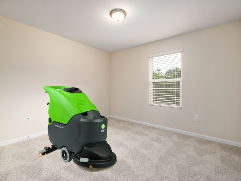 Cleaning Large Floors with Auto Scrubber