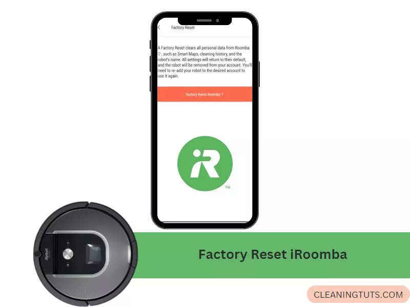 Factory Reset iRoomba Vacuum