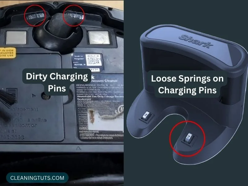 Showing the Loose Springs on Charging Pins