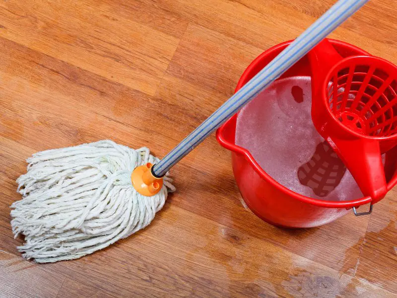 Mop the Floor with a Microfiber Mop