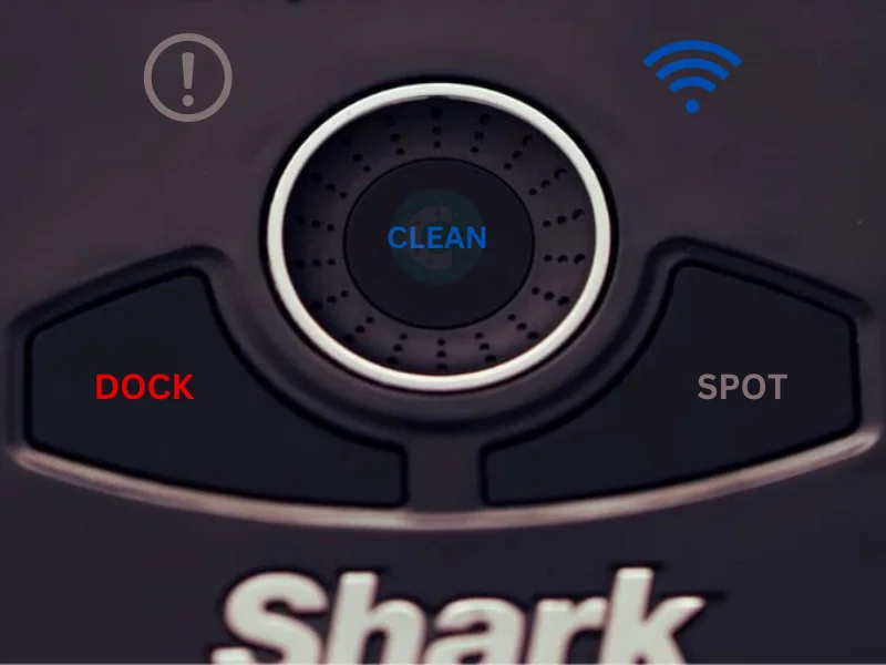 Indication Signal of the Shark RV1001AE Error 14 - Robot Boundary Error