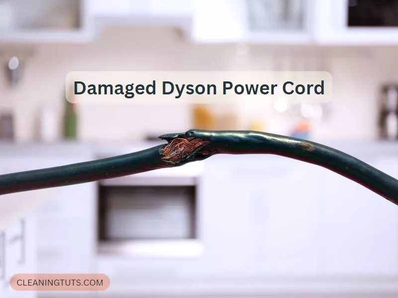 A Damaged Dyson Vacuum Power Cord