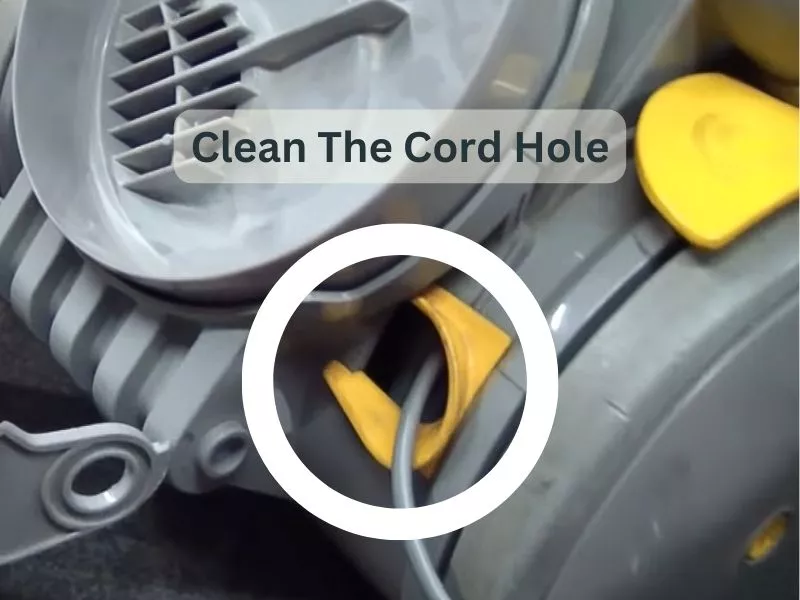 Clean The Cord Hole