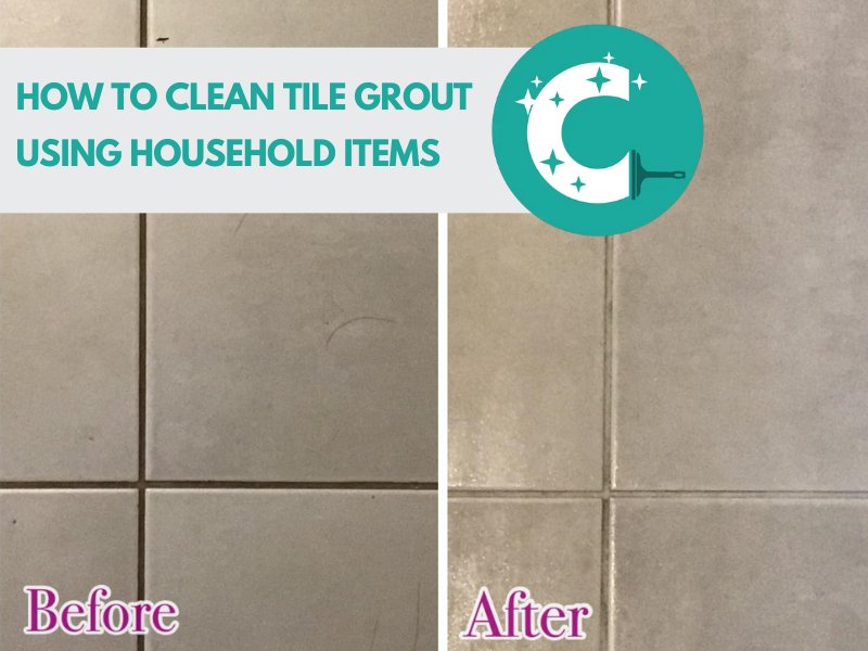 How to Clean Tile Grout Using Household Items